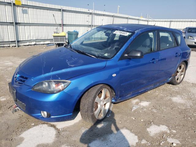 JM1BK143661446556 - 2006 MAZDA 3 HATCHBACK BLUE photo 1