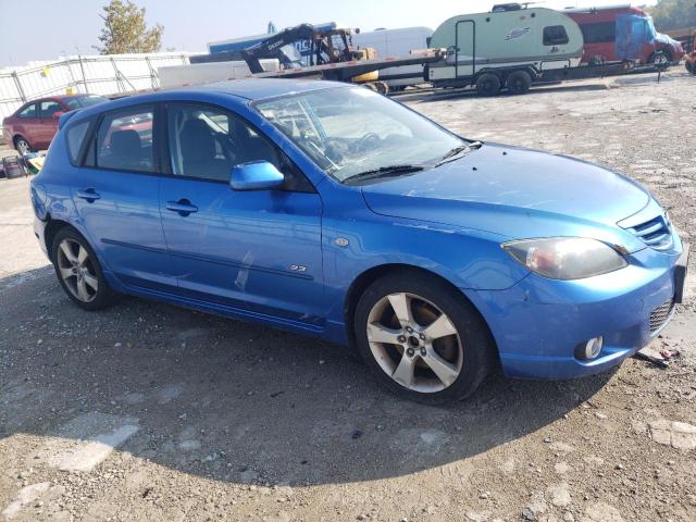 JM1BK143661446556 - 2006 MAZDA 3 HATCHBACK BLUE photo 4