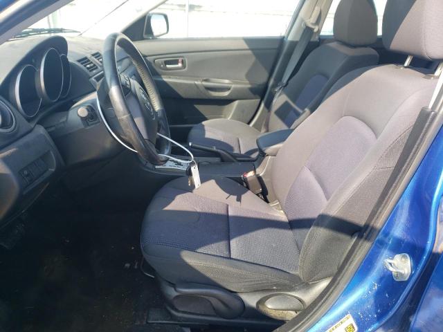 JM1BK143661446556 - 2006 MAZDA 3 HATCHBACK BLUE photo 7