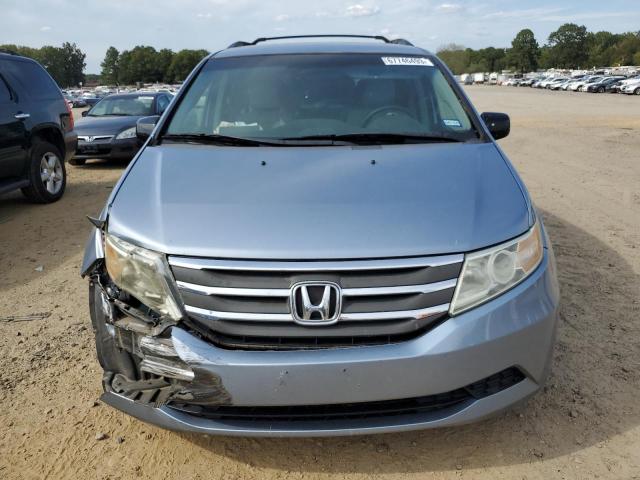 5FNRL5H48CB147174 - 2012 HONDA ODYSSEY EX BLUE photo 5