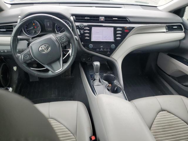 4T1B11HK8KU207096 - 2019 TOYOTA CAMRY L BLACK photo 8