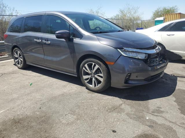 5FNRL6H83MB015420 - 2021 HONDA ODYSSEY TOURING ნაცრისფერი ფოტო 4