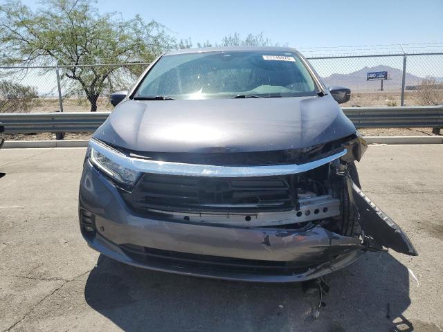 5FNRL6H83MB015420 - 2021 HONDA ODYSSEY TOURING ნაცრისფერი ფოტო 5