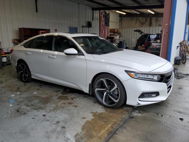 1HGCV2F30KA022185 - 2019 HONDA ACCORD SPORT Ақ фото 4