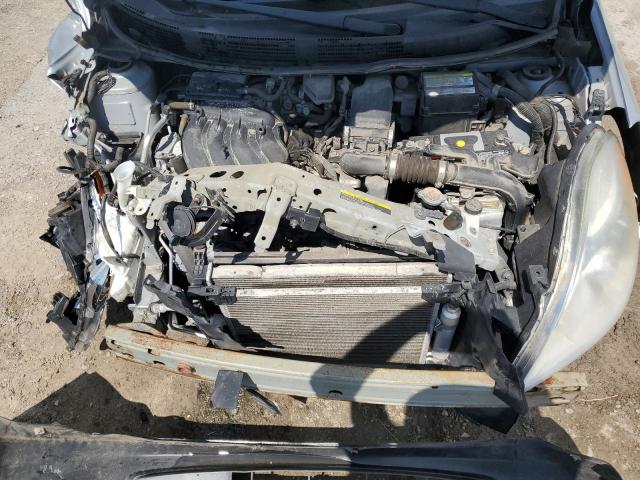 3N1CN7AP2DL865261 - 2013 NISSAN VERSA S SILVER photo 11