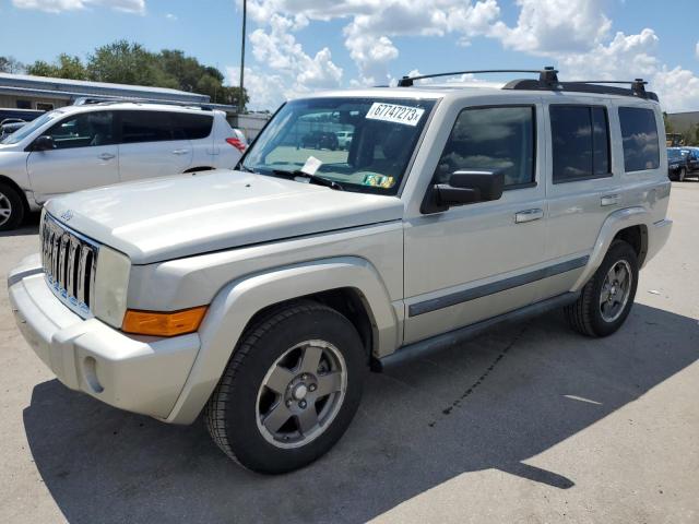 1J8HG48K38C230470 - 2008 JEEP COMMANDER SPORT SILVER photo 1