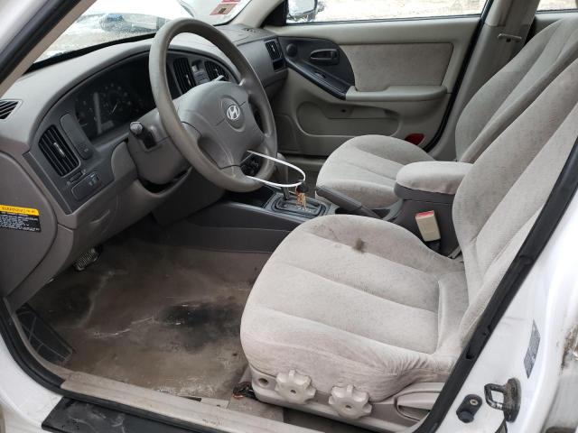 KMHDN46D66U292366 - 2006 HYUNDAI ELANTRA GLS WHITE photo 7