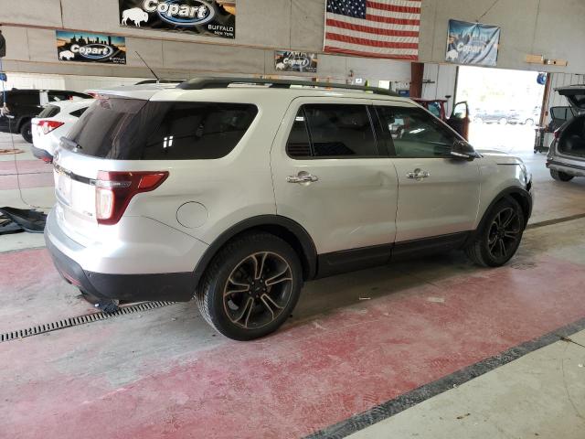 1FM5K8GT6EGB47657 - 2014 FORD EXPLORER SPORT ვერცხლისფერი ფოტო 3