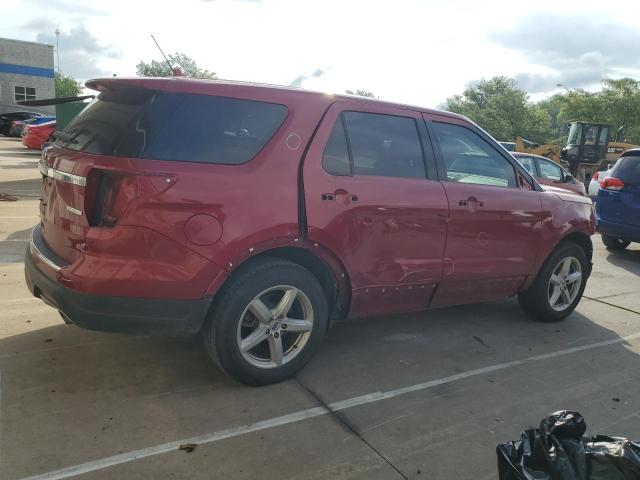 1FM5K7DH0JGA12906 - 2018 FORD EXPLORER XLT BURGUNDY photo 3