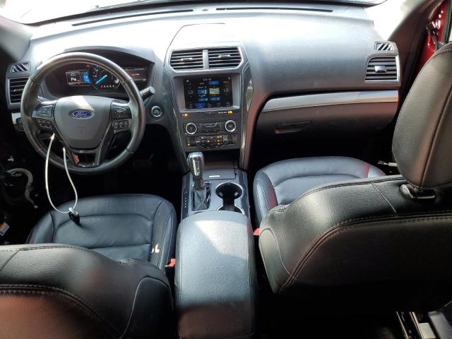 1FM5K7DH0JGA12906 - 2018 FORD EXPLORER XLT BURGUNDY photo 8