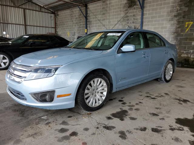 3FADP0L3XBR301340 - 2011 FORD FUSION HYBRID BLUE photo 1