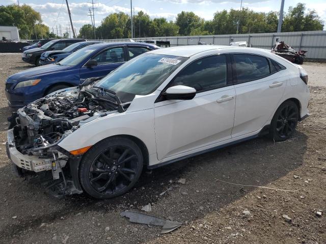 SHHFK7H40JU221300 - 2018 HONDA CIVIC SPORT WHITE photo 1