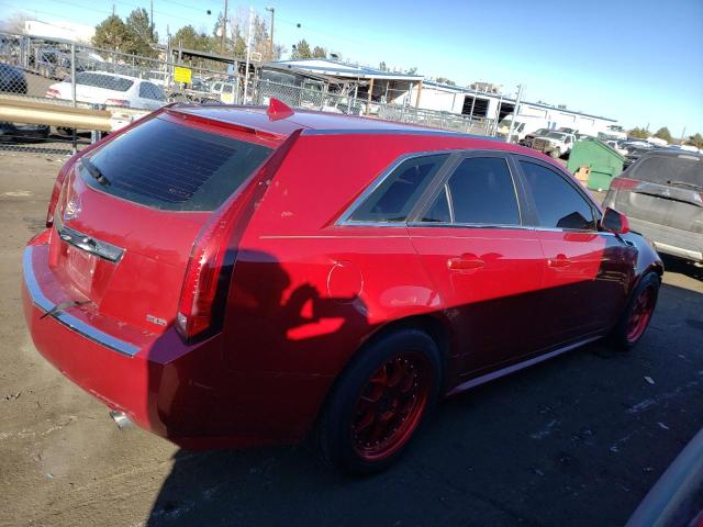 1G6DL8EDXB0142736 - 2011 CADILLAC CTS PERFORMANCE COLLECTION RED photo 3