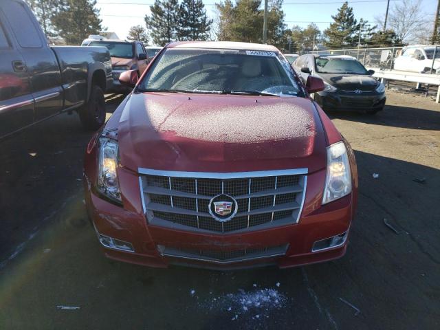 1G6DL8EDXB0142736 - 2011 CADILLAC CTS PERFORMANCE COLLECTION RED photo 5