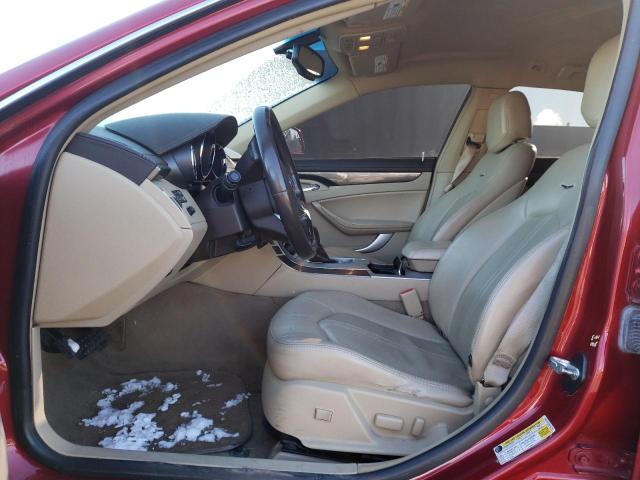 1G6DL8EDXB0142736 - 2011 CADILLAC CTS PERFORMANCE COLLECTION RED photo 7