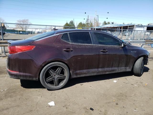 KNAGM4A71B5126764 - 2011 KIA OPTIMA LX BROWN photo 3