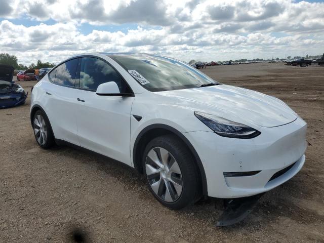 5YJYGDEE3MF148774 - 2021 TESLA MODEL Y თეთრი ფოტო 4