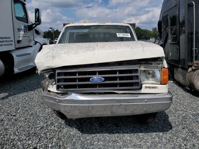 1FDKF3716HNA01803 - 1987 FORD F350 WHITE photo 5