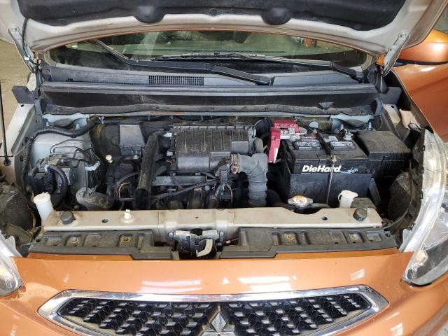 ML32A3HJ0KH011477 - 2019 MITSUBISHI MIRAGE ES ORANGE photo 11