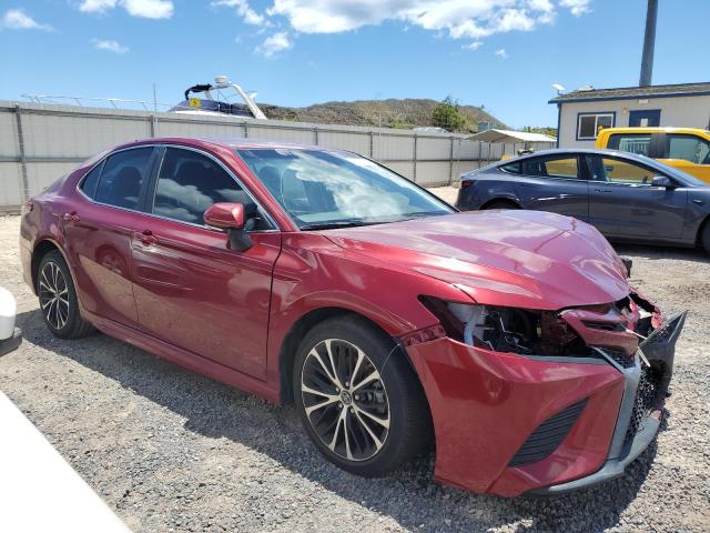 4T1B11HK2JU637785 - 2018 TOYOTA CAMRY L RED photo 4