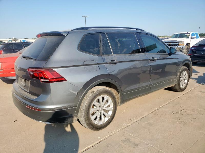 3VV1B7AX2KM185737 - 2019 VOLKSWAGEN TIGUAN S GRAY photo 3