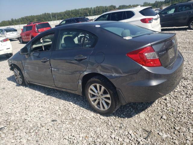 19XFB2F92CE017481 - 2012 HONDA CIVIC EXL GRAY photo 2