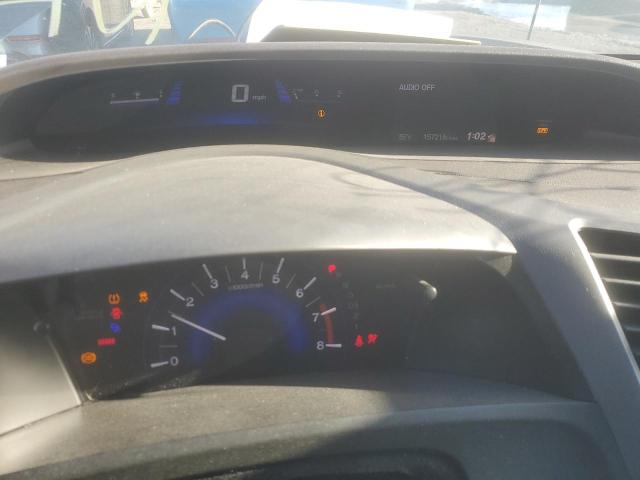 19XFB2F92CE017481 - 2012 HONDA CIVIC EXL Մոխրագույն լուսանկար 9