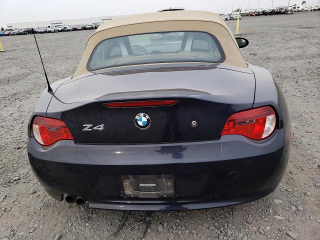 4USBU33527LW71291 - 2007 BMW Z4 3.0 BLUE photo 6