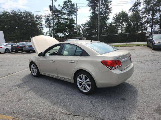 1G1PH5S99B7307315 - 2011 CHEVROLET CRUZE LTZ GOLD photo 3