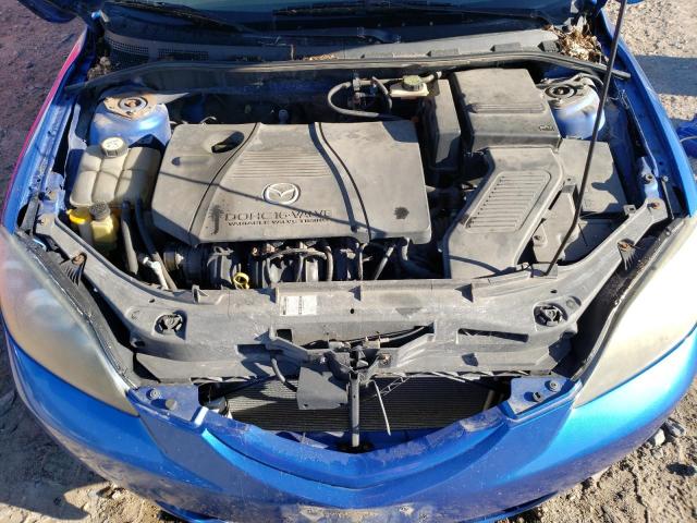 JM1BK343851258342 - 2005 MAZDA 3 HATCHBACK BLUE photo 11