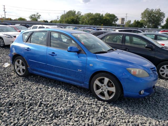 JM1BK343851258342 - 2005 MAZDA 3 HATCHBACK BLUE photo 4