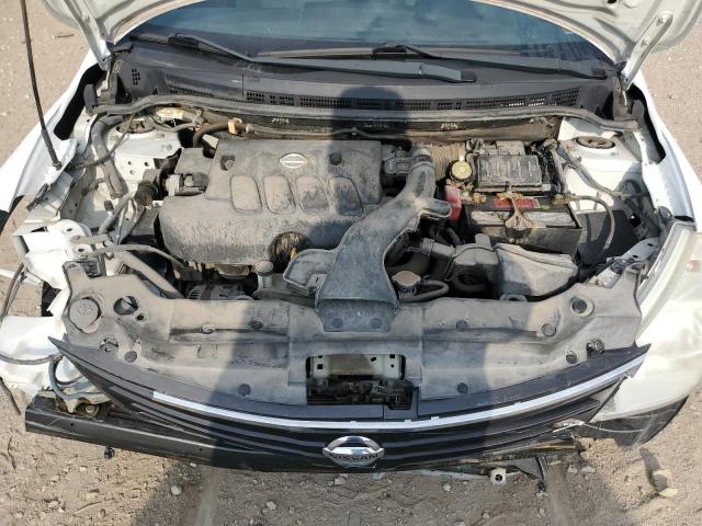3N1BC1CP8BL514749 - 2011 NISSAN VERSA S WHITE photo 11