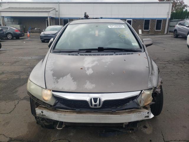 2HGFA15629H510919 - 2009 HONDA CIVIC LX-S Gris foto 5