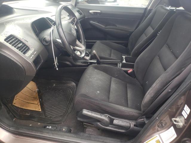 2HGFA15629H510919 - 2009 HONDA CIVIC LX-S Gris foto 7