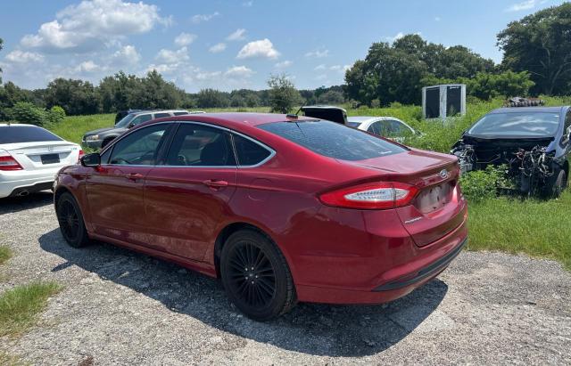 3FA6P0HD9ER282231 - 2014 FORD FUSION SE RED photo 3