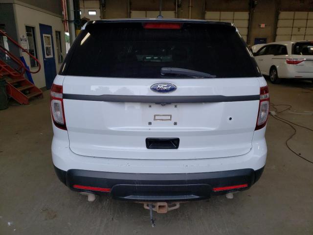 1FM5K8AR2DGC63305 - 2013 FORD EXPLORER POLICE INTERCEPTOR 白色 照片 6