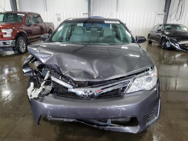 4T4BF1FK1CR166659 - 2012 TOYOTA CAMRY BASE GRAY photo 5