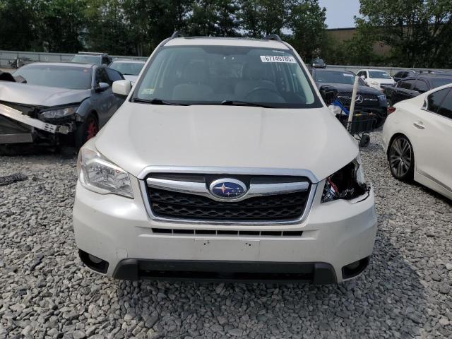 JF2SJADC5FH474845 - 2015 SUBARU FORESTER 2.5I PREMIUM Biały zdjęcie 5