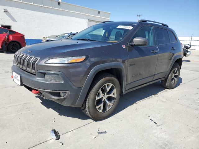 1C4PJMBS0FW577232 - 2015 JEEP CHEROKEE TRAILHAWK BLACK photo 1
