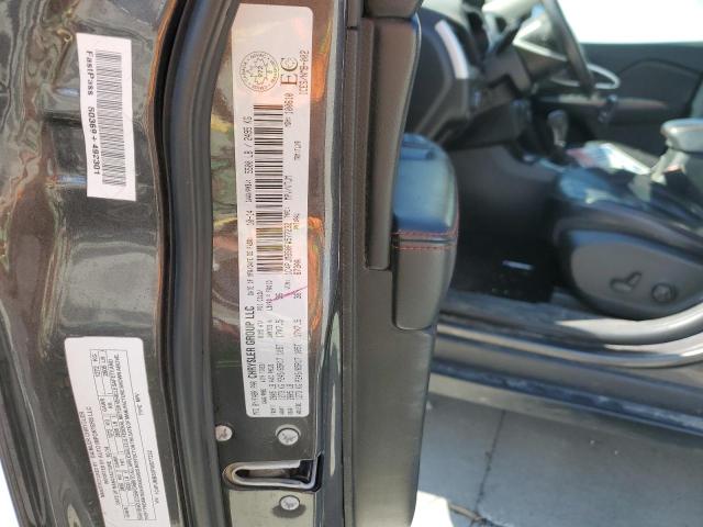 1C4PJMBS0FW577232 - 2015 JEEP CHEROKEE TRAILHAWK BLACK photo 12