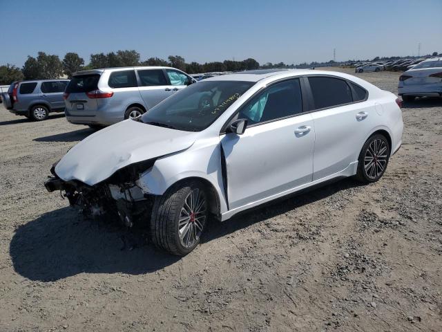 3KPF44ACXLE227321 - 2020 KIA FORTE GT WHITE photo 1