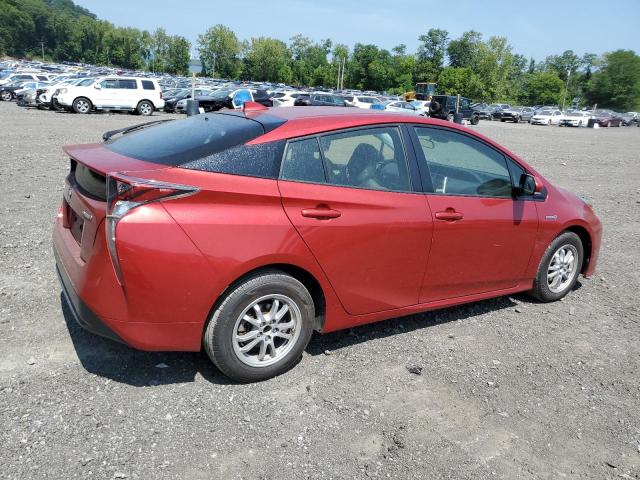 JTDKARFU8H3533017 - 2017 TOYOTA PRIUS RED photo 3
