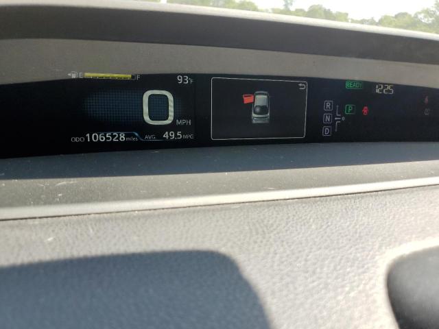 JTDKARFU8H3533017 - 2017 TOYOTA PRIUS RED photo 9