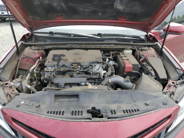 4T1B11HK3JU524203 - 2018 TOYOTA CAMRY L BURGUNDY photo 11