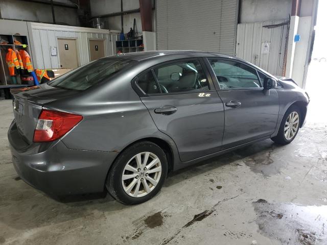 2HGFB2F95CH513803 - 2012 HONDA CIVIC EXL GRAY photo 3