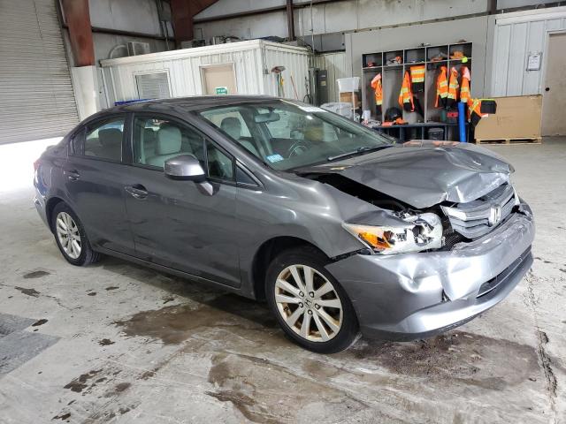 2HGFB2F95CH513803 - 2012 HONDA CIVIC EXL GRAY photo 4