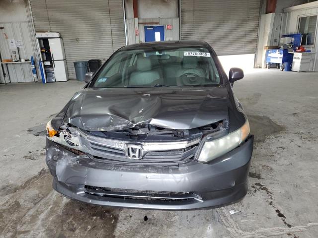 2HGFB2F95CH513803 - 2012 HONDA CIVIC EXL GRAY photo 5