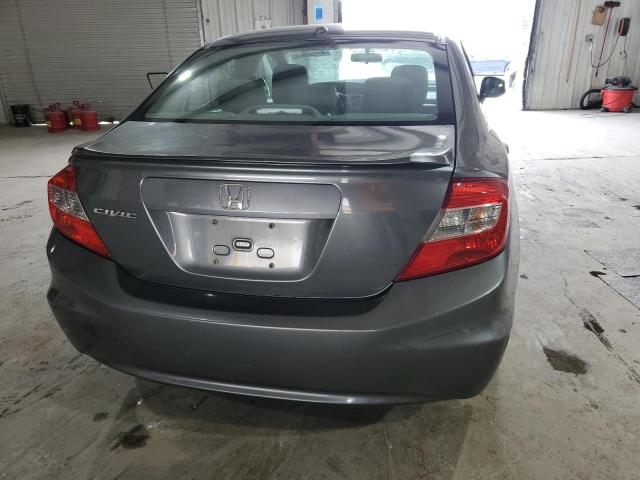 2HGFB2F95CH513803 - 2012 HONDA CIVIC EXL GRAY photo 6