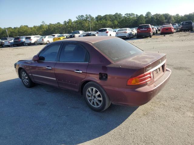 KNAGD128425103548 - 2002 KIA OPTIMA MAGENTIS MAROON photo 2