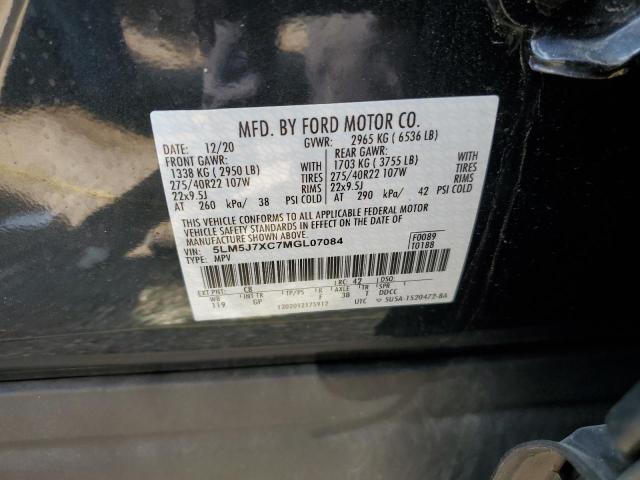 5LM5J7XC7MGL07084 - 2021 LINCOLN AVIATOR RESERVE CHARCOAL photo 13